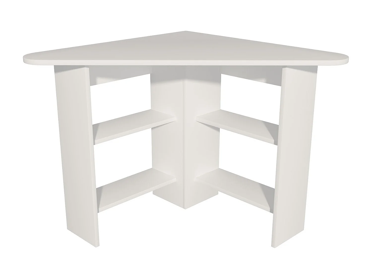 Bureau en bois "Corner " - 80 x 80 x 73 cm - Blanc