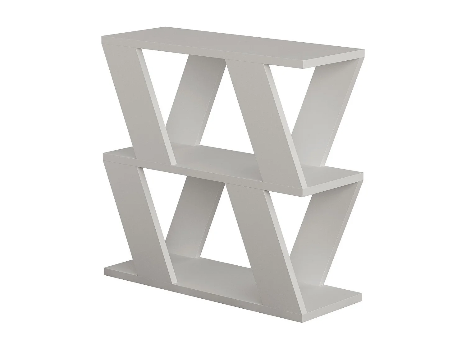 Table d'appoint en bois "Lazena" - 60 x 22 x 57 cm - Blanc