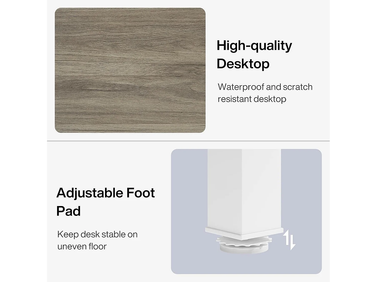 Bureau d'Ordinateur 200x70x75cm - Double Poste de Travail - Longue Table d'Étude pour Étudiants et Professionnels - Blanc
