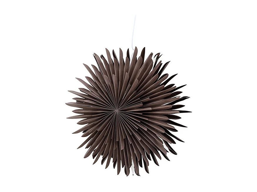 Lampe Suspension Design "Selen" 60cm Marron