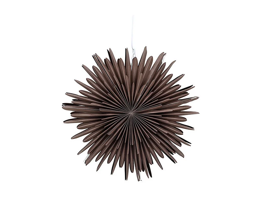 Lampe Suspension Design "Selen" 60cm Marron