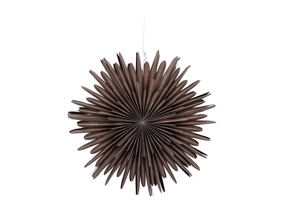 Lampe Suspension Design "Selen" 60cm Marron