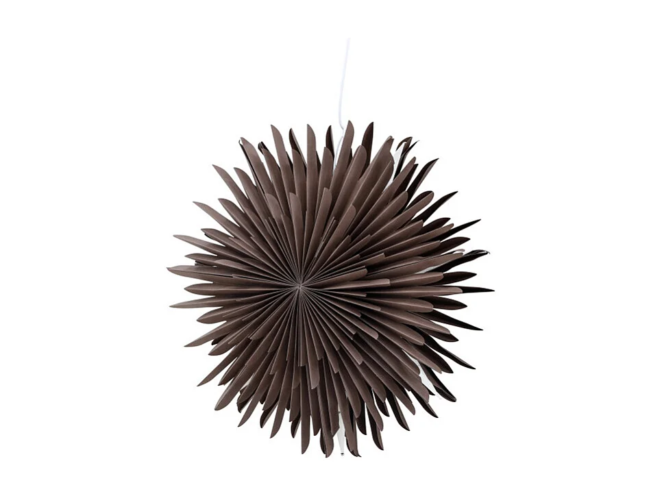 Lampe Suspension Design "Selen" 60cm Marron