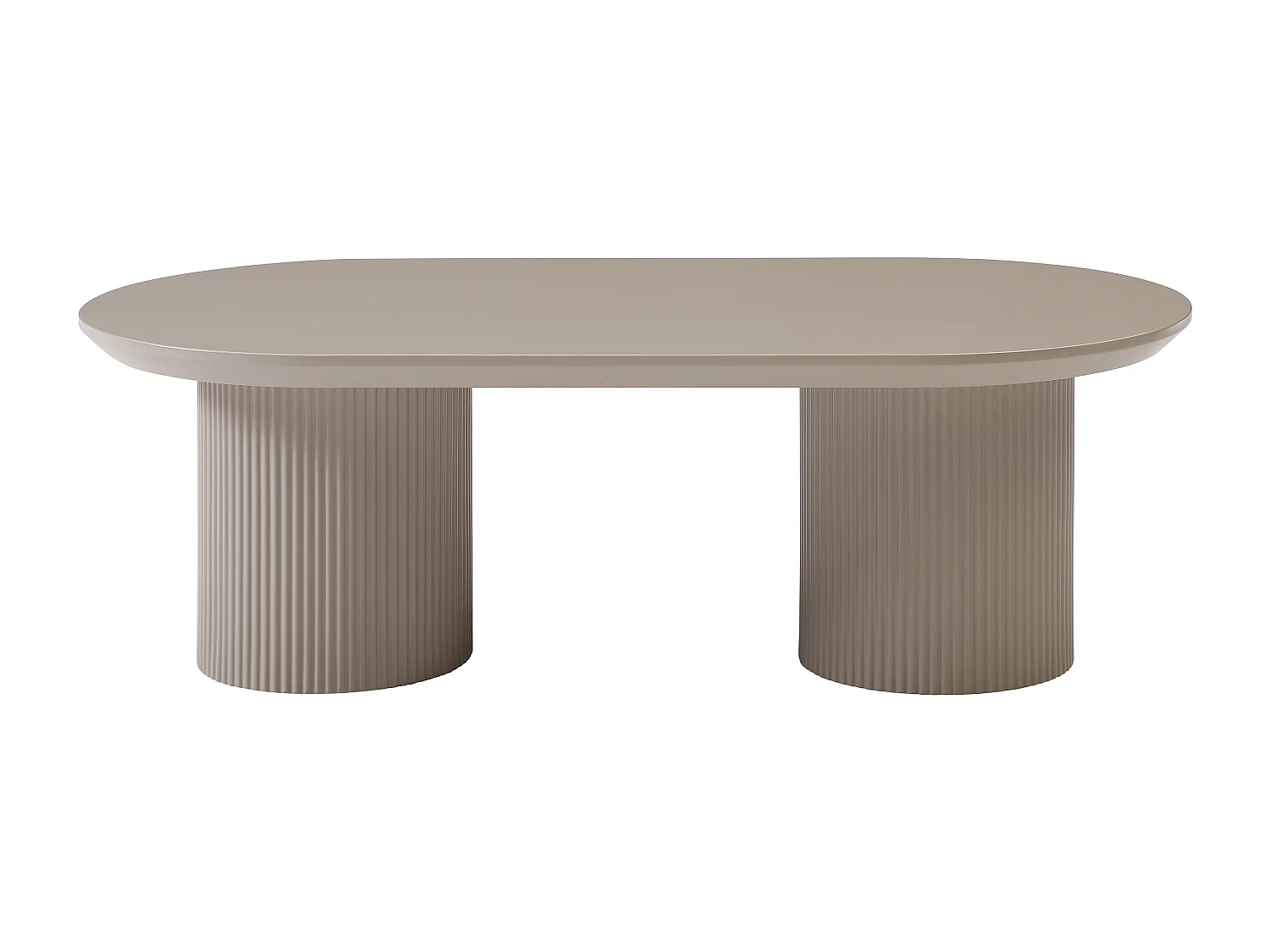 Table basse en MDF - Taupe - LORIMILA