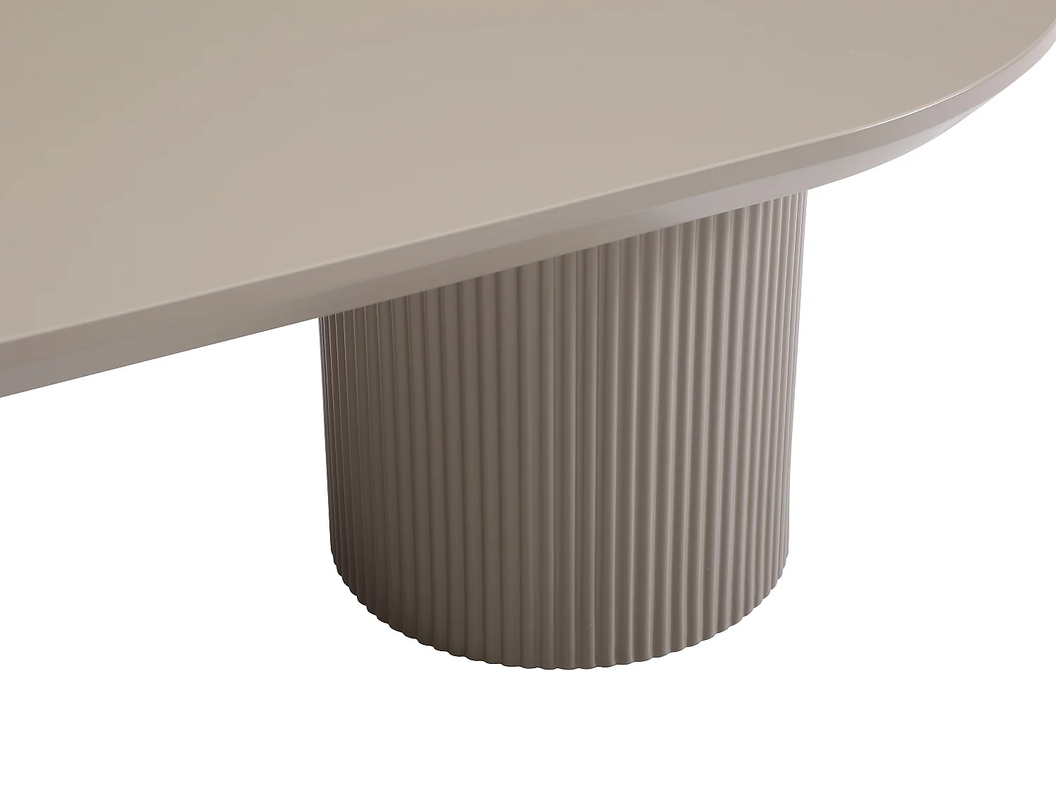 Table basse en MDF - Taupe - LORIMILA