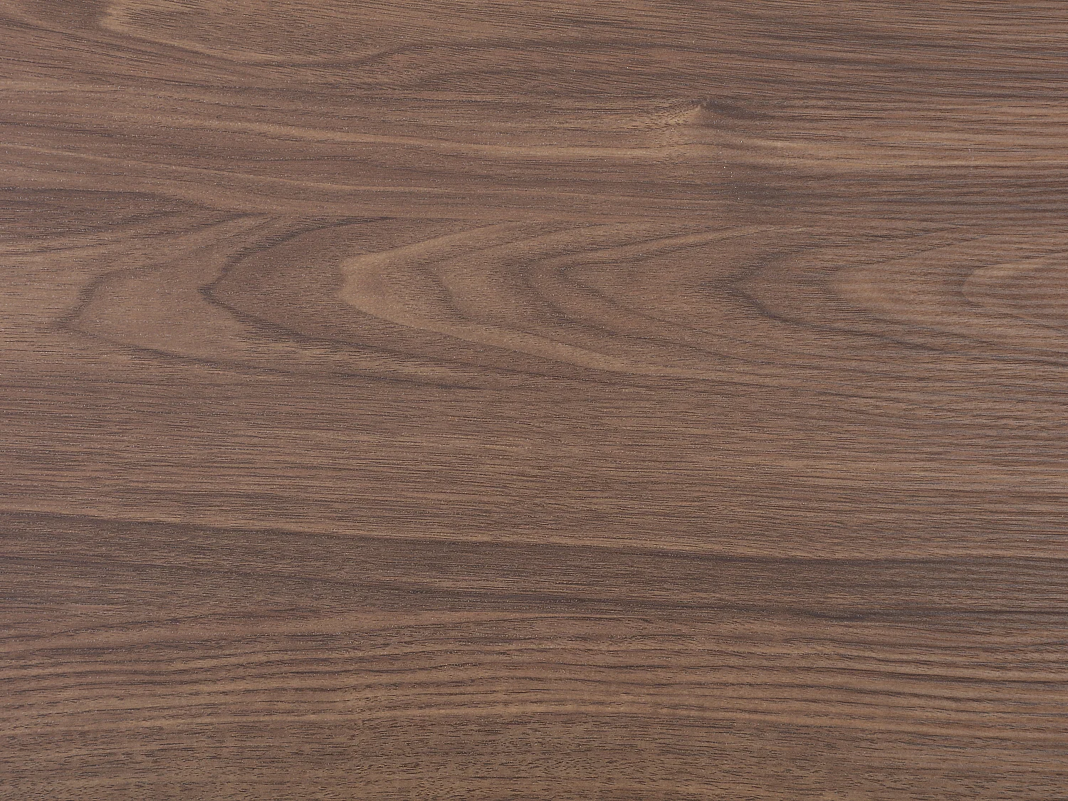 Table basse pivotante ronde avec 1 niche en MDF - Effet travertin et naturel foncé - JANITA