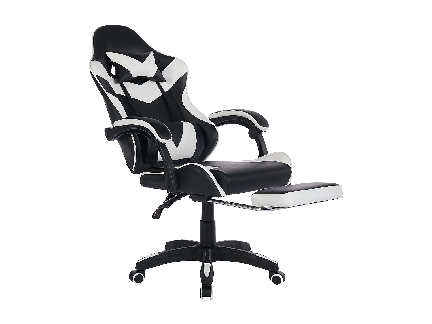 Gamingstoel met Verstelbare Lendenmassage & Rennsport-Design – Ergonomisch Comfort voor Kantoor en Gaming