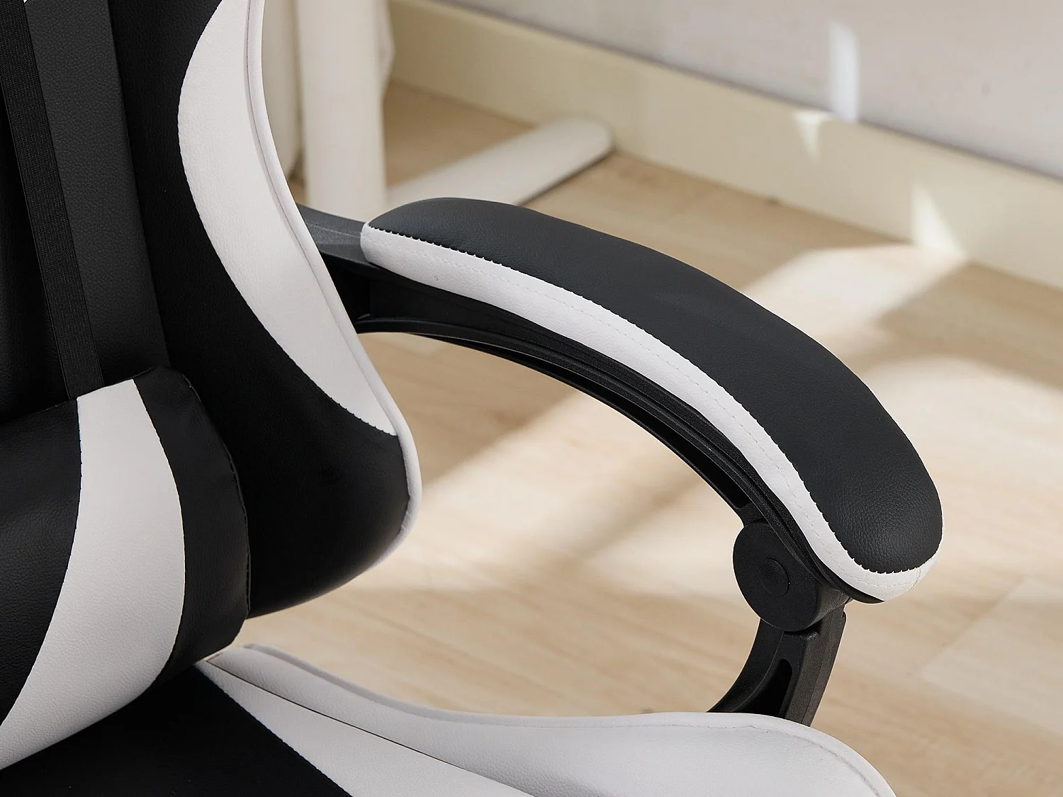 Gamingstoel met Verstelbare Lendenmassage & Rennsport-Design – Ergonomisch Comfort voor Kantoor en Gaming