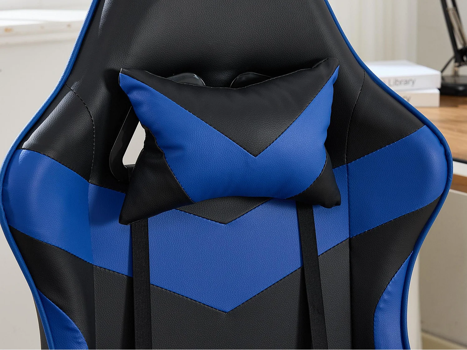 Gamingstoel met Verstelbare Lendenmassage & Rennsport-Design – Ergonomisch Comfort voor Kantoor en Gaming