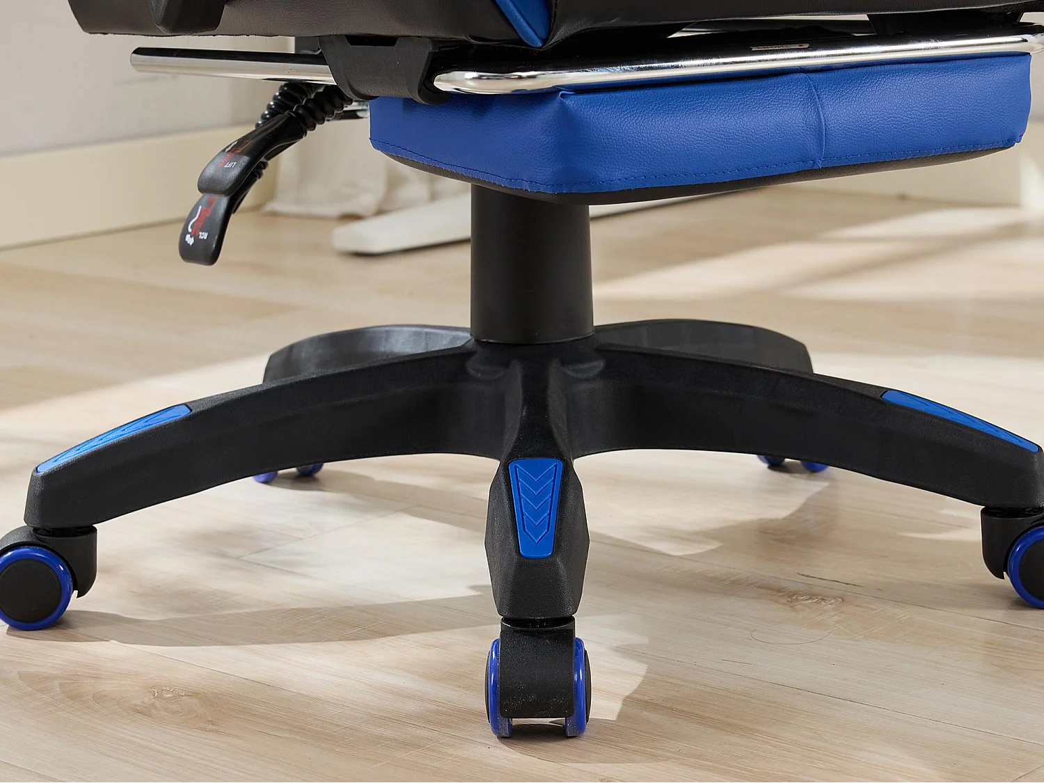 Gamingstoel met Verstelbare Lendenmassage & Rennsport-Design – Ergonomisch Comfort voor Kantoor en Gaming
