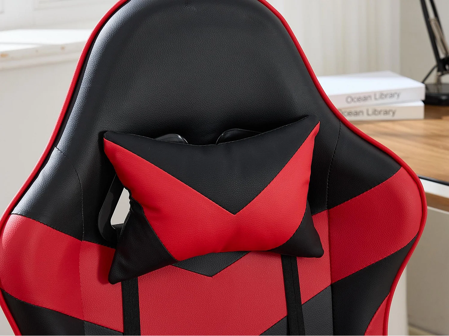 Gamingstoel met Verstelbare Lendenmassage & Rennsport-Design – Ergonomisch Comfort voor Kantoor en Gaming