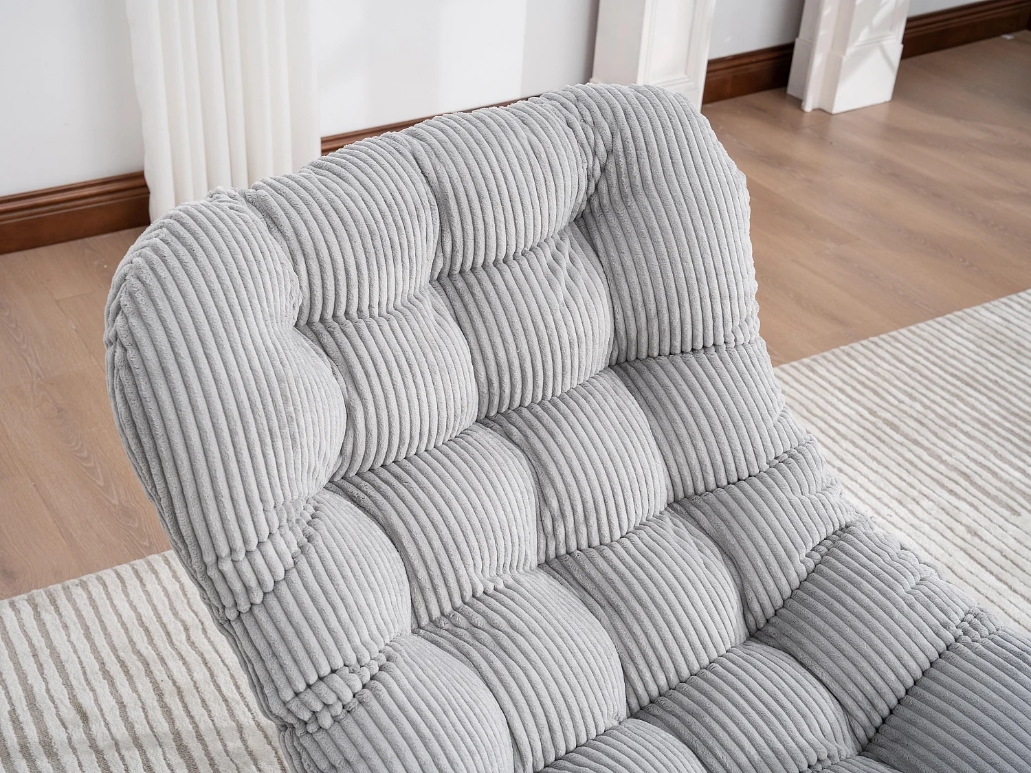 Cocon Pro - Rockingchair avec Repose-Pieds Rétractable - Siège Large et Coussin Offert - 115kg - Pour Jardin, Terrasse, Salon