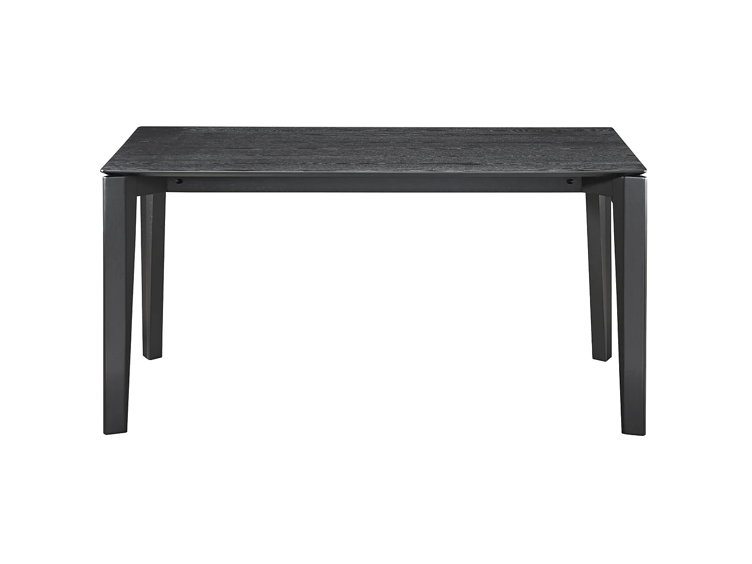 Table à manger rectangulaire – aspect chêne noir – 150x90 cm – LOOMENS