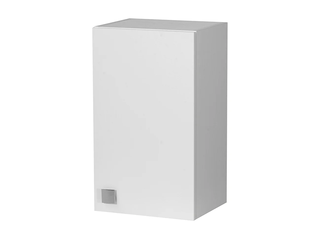 Hängeschrank Weiß Esche 40×69×33 | Platzsparend mit verstellbarem Boden | Montiert für Bad, Küche, Waschküche, Flur