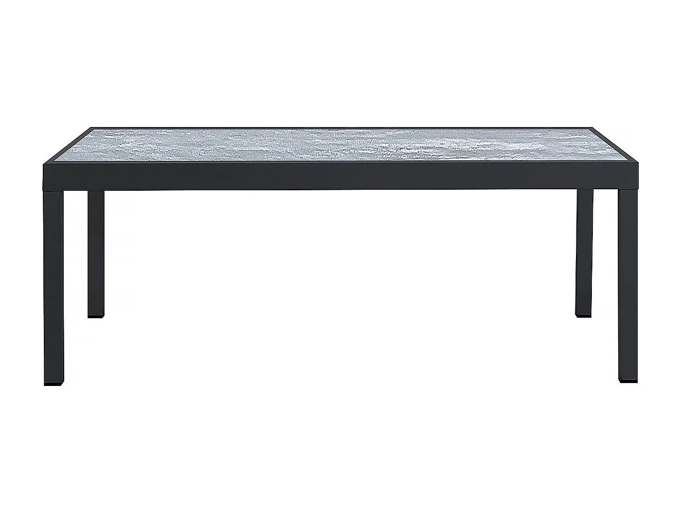 Salon de jardin"Lagos" - 200/320 x 105 x 76 cm - Taupe - 12 places