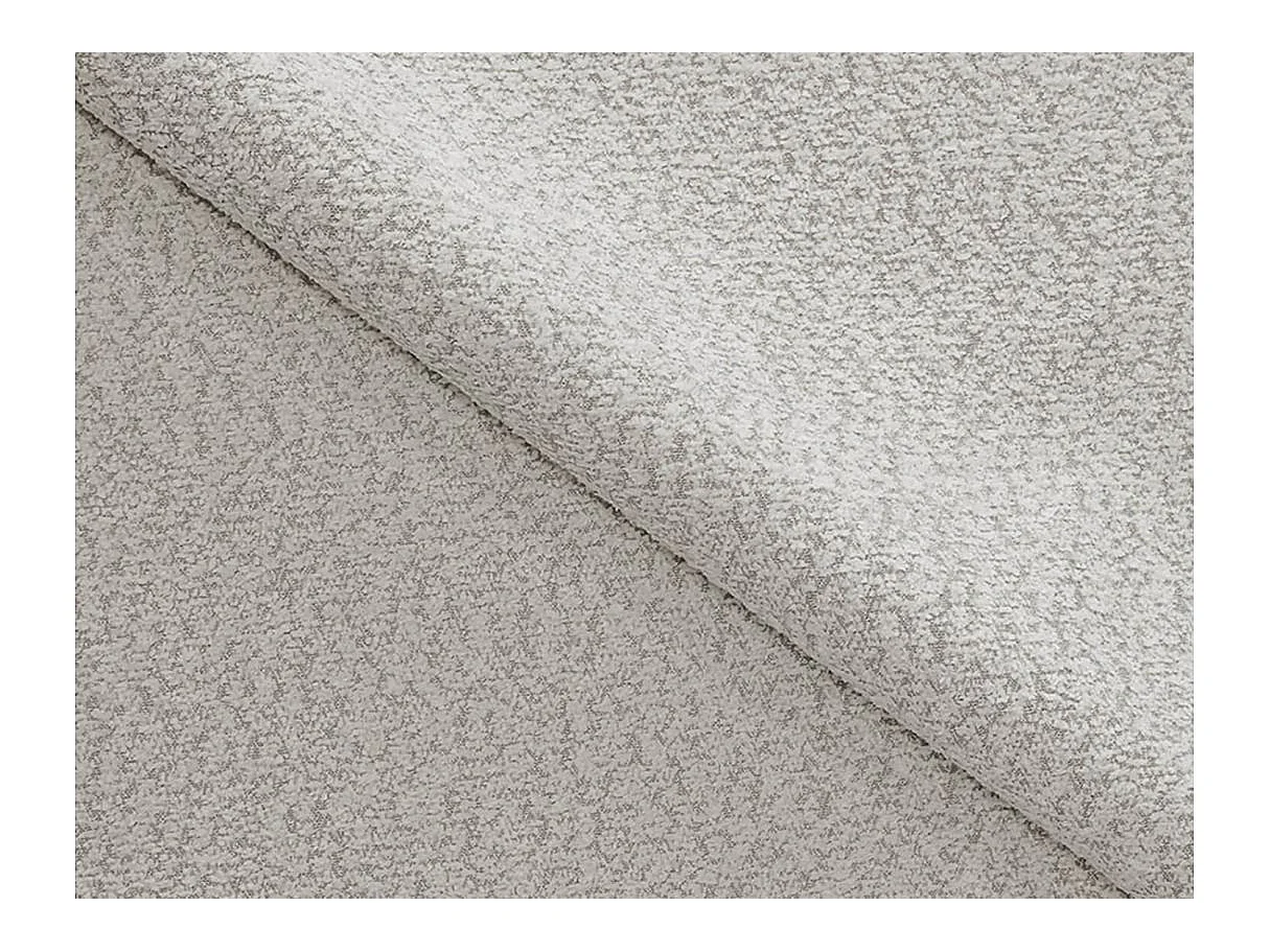 Canapé d'angle convertible 4 places en tissu chenille gris MARLO