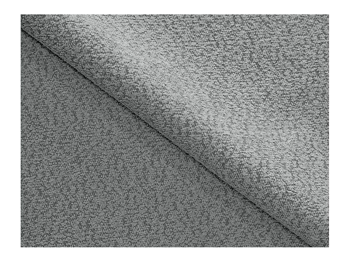Canapé d'angle convertible 4 places en tissu chenille gris clair MARLO
