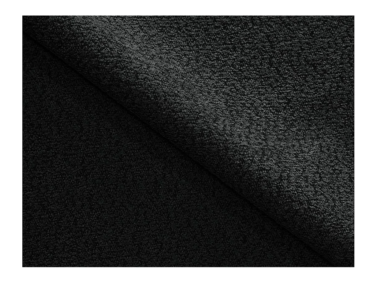 Canapé d'angle convertible 4 places en tissu chenille gris anthracite MARLO