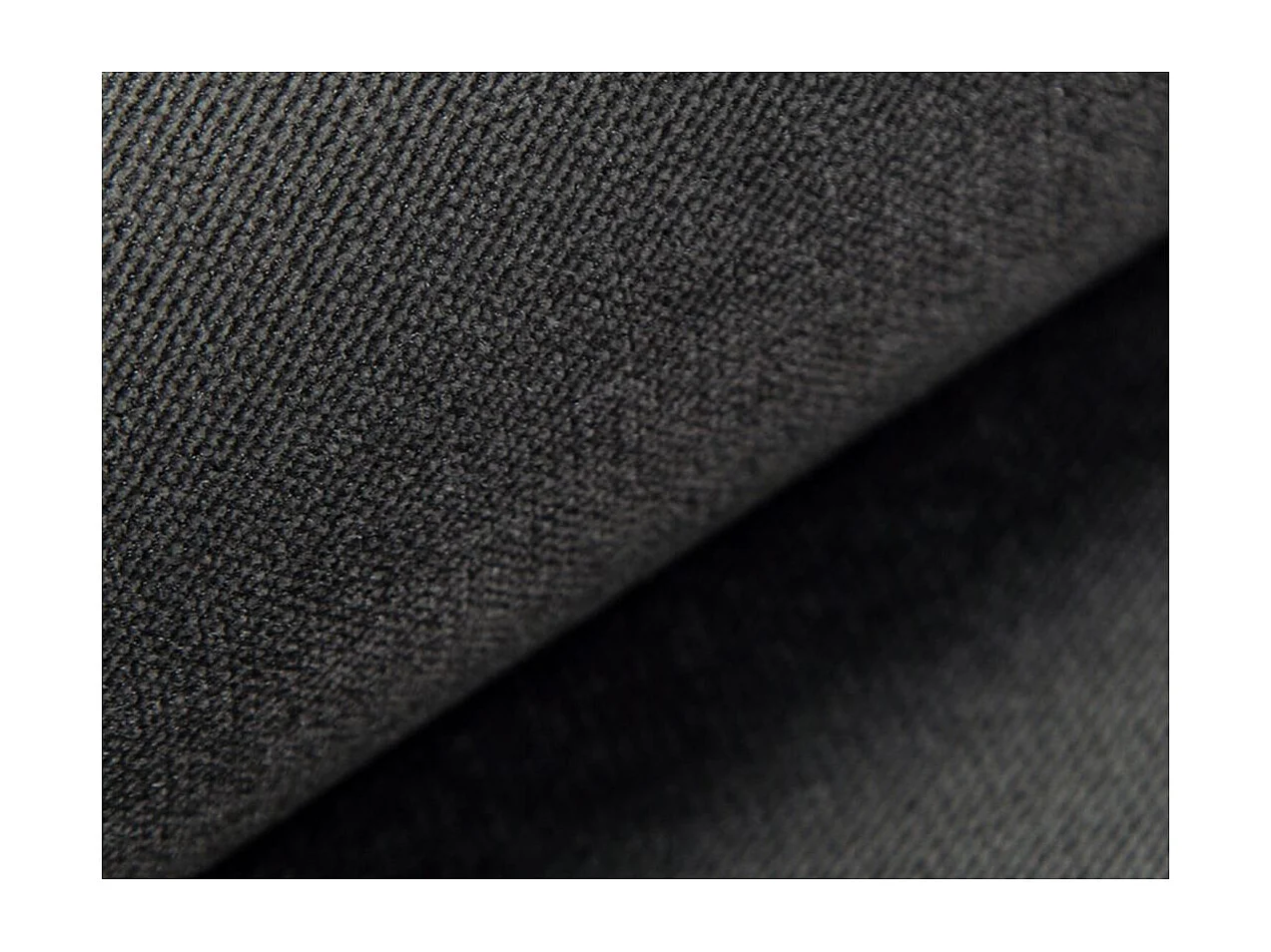 Cadre de lit avec coffre NEO en velours - Gris anthracite - Dimensions du couchage : 140 x 200 cm