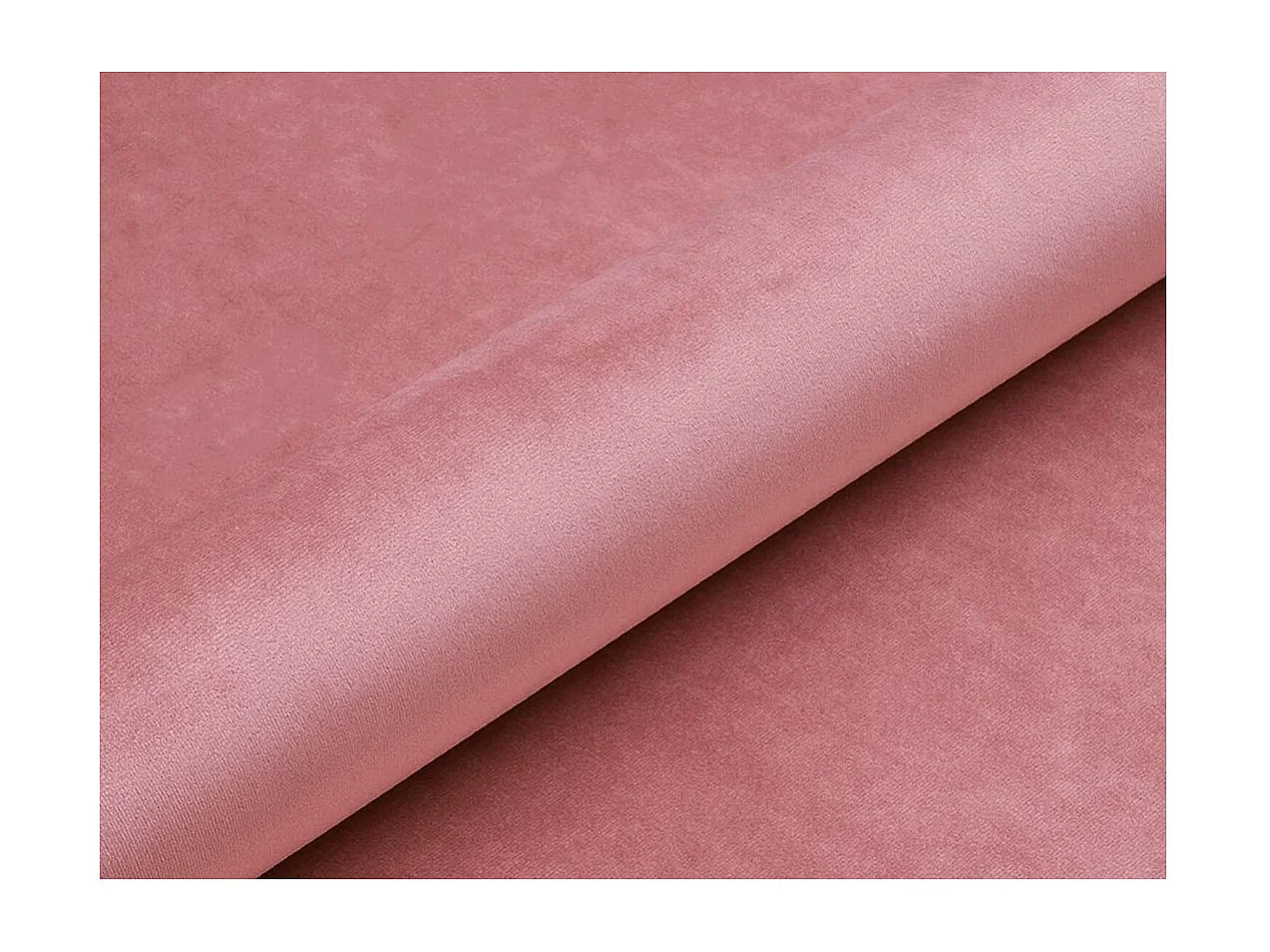 Cadre de lit avec coffre NEO en velours - Rose - Dimensions du couchage : 140 x 200 cm