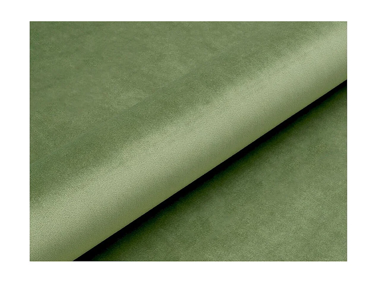 Cadre de lit avec coffre NEO en velours - Vert - Dimensions du couchage : 160 x 200 cm