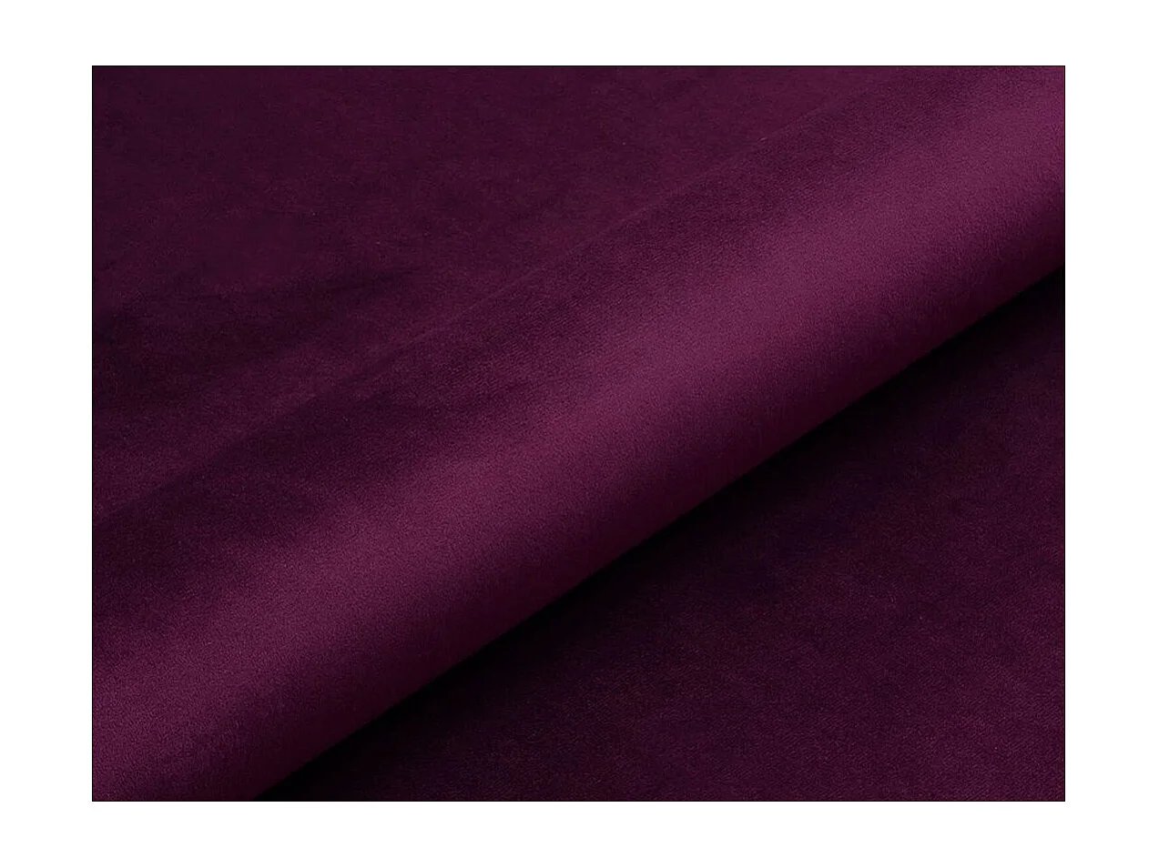 Cadre de lit avec coffre NEO en velours - Violet - Dimensions du couchage : 160 x 200 cm