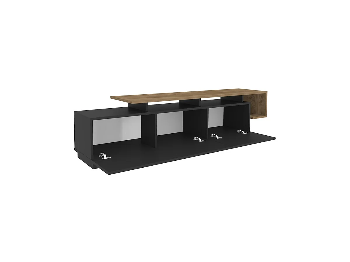 Fernsehschrank mit 2 klappbaren Türen L180 cm - STRATO