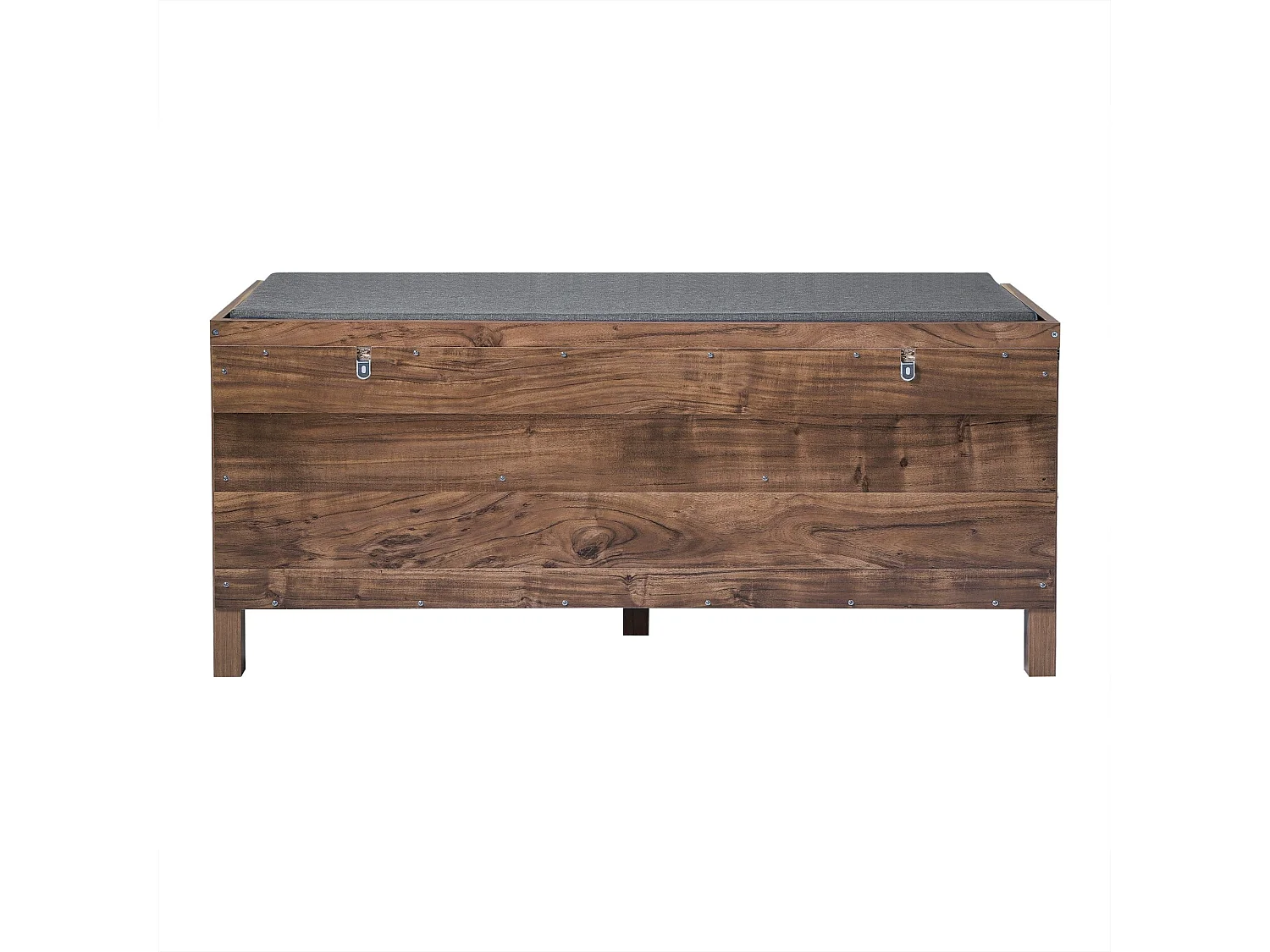 Banc à chaussures 2 portes coulissantes à lames ajourées L112 cm LIAM