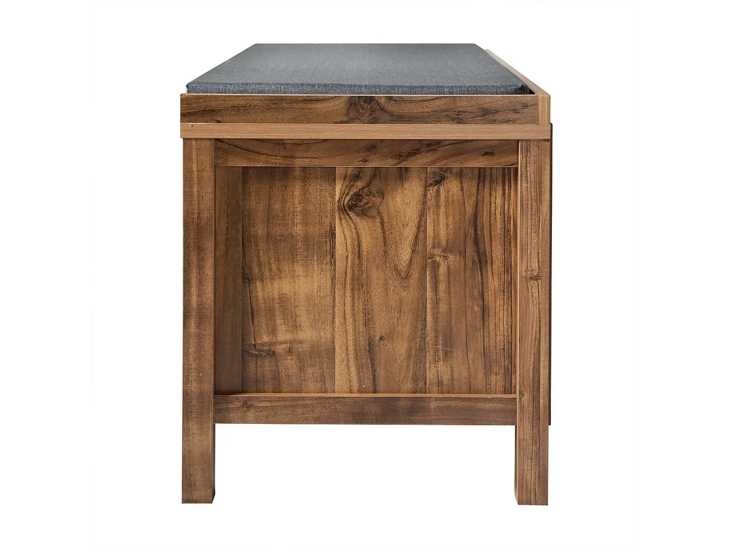 Banc à chaussures 2 portes coulissantes à lames ajourées L112 cm LIAM