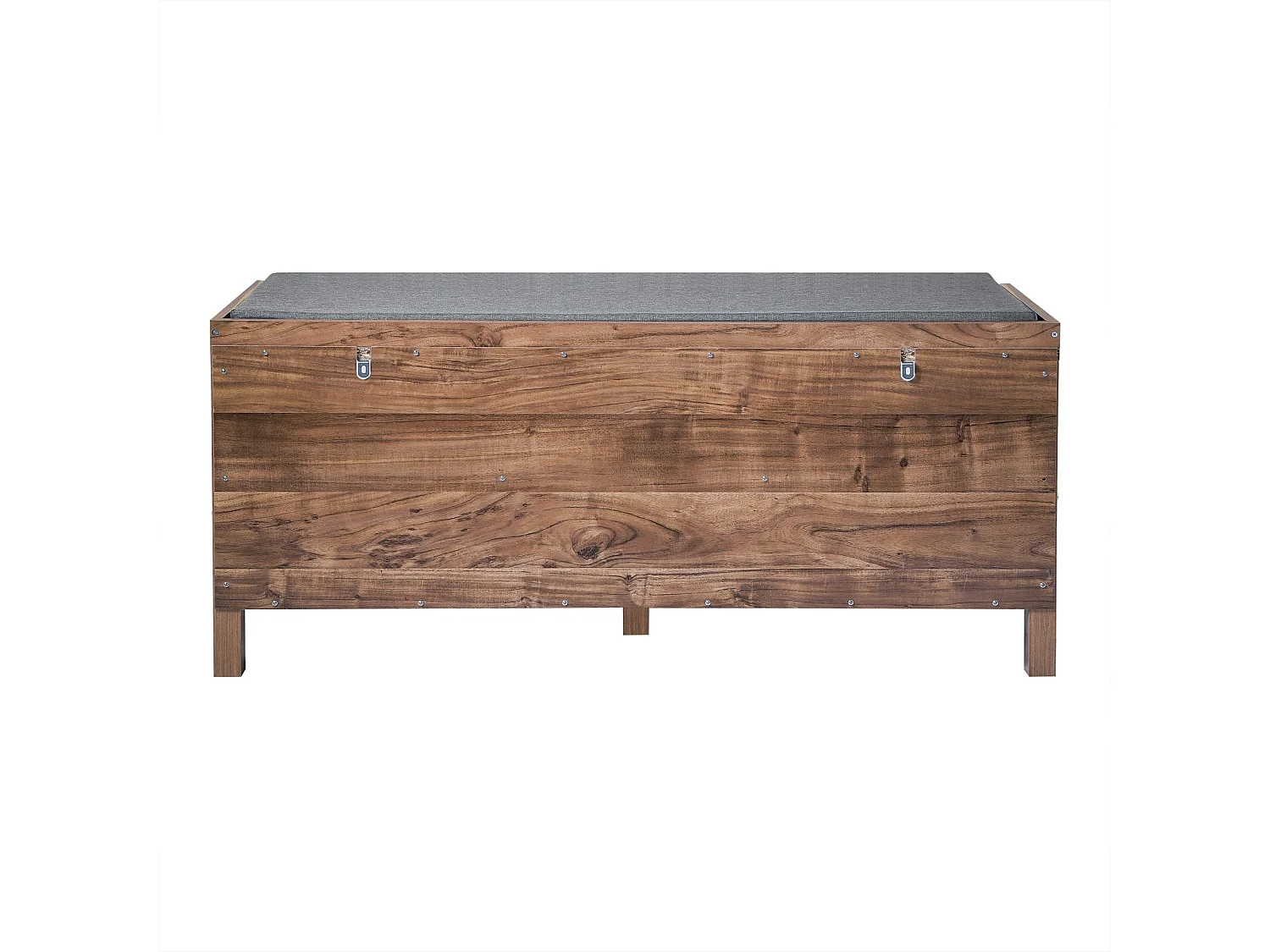 Banc à chaussures 2 portes coulissantes à lames ajourées L112 cm LIAM