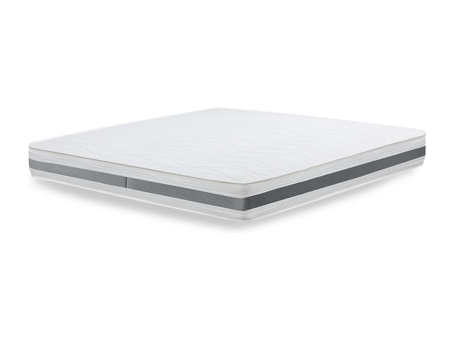 Dubbel matras Francese 145x190 Memory Orthopedisch, antibacterieel, mijtwerend, anti-allergisch | Hoogte 25 cm | Made in Italy
