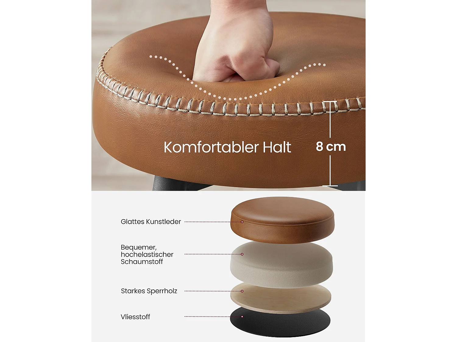 Barhocker Mbabane 2er-Set