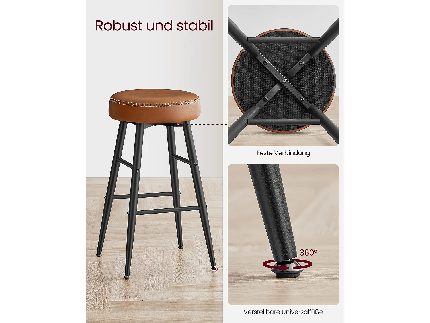 Barhocker Mbabane 2er-Set