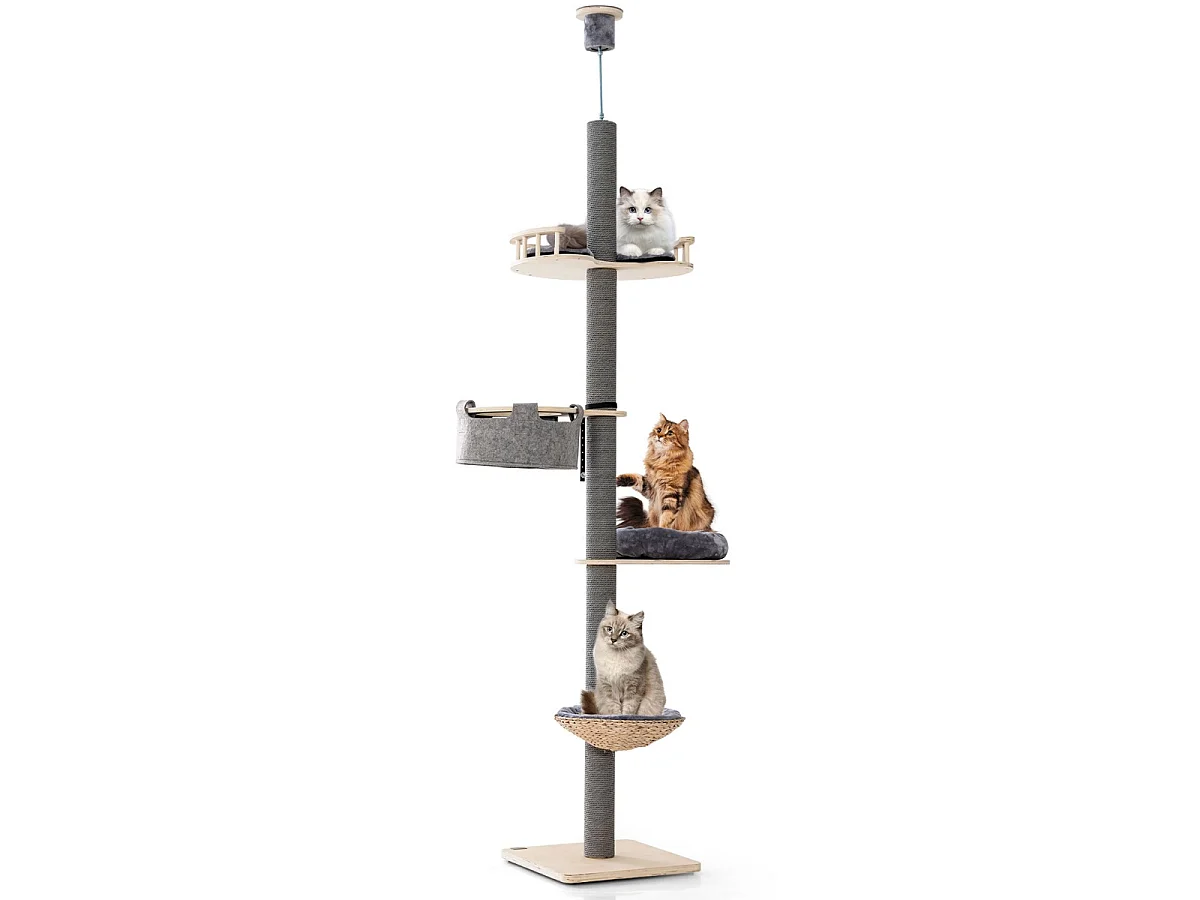 Højt kløetræ til katten Soveplads til katten
