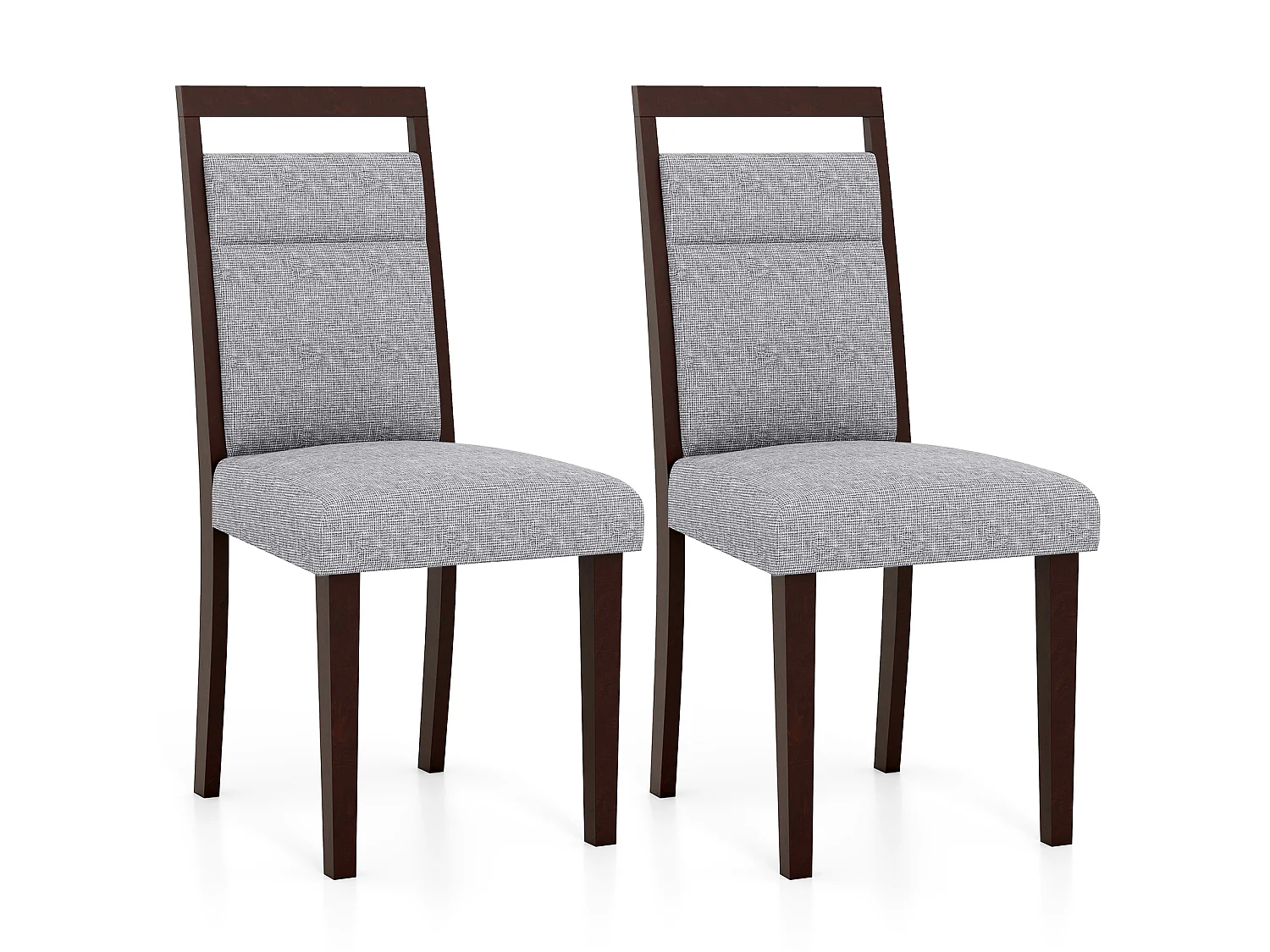 Set: Stolar med klädsel till köket, matstolar, 2 st
