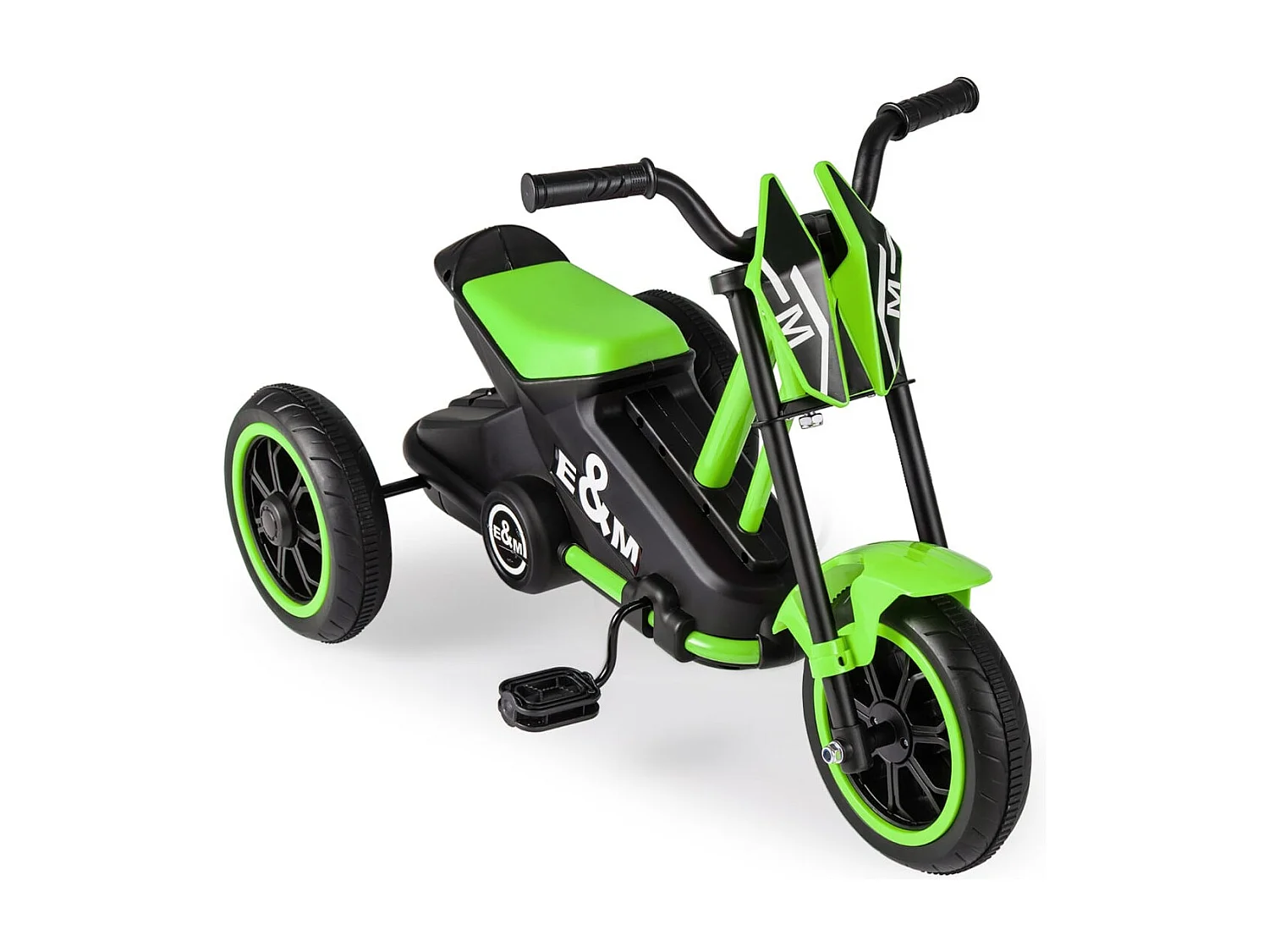 Tricycle pour Enfants Vélo à 3 Roues avec Pédales Avance/arrière Guidon Jouet Cadeau pour Garçons et Filles de Plus de 3 Ans Vert