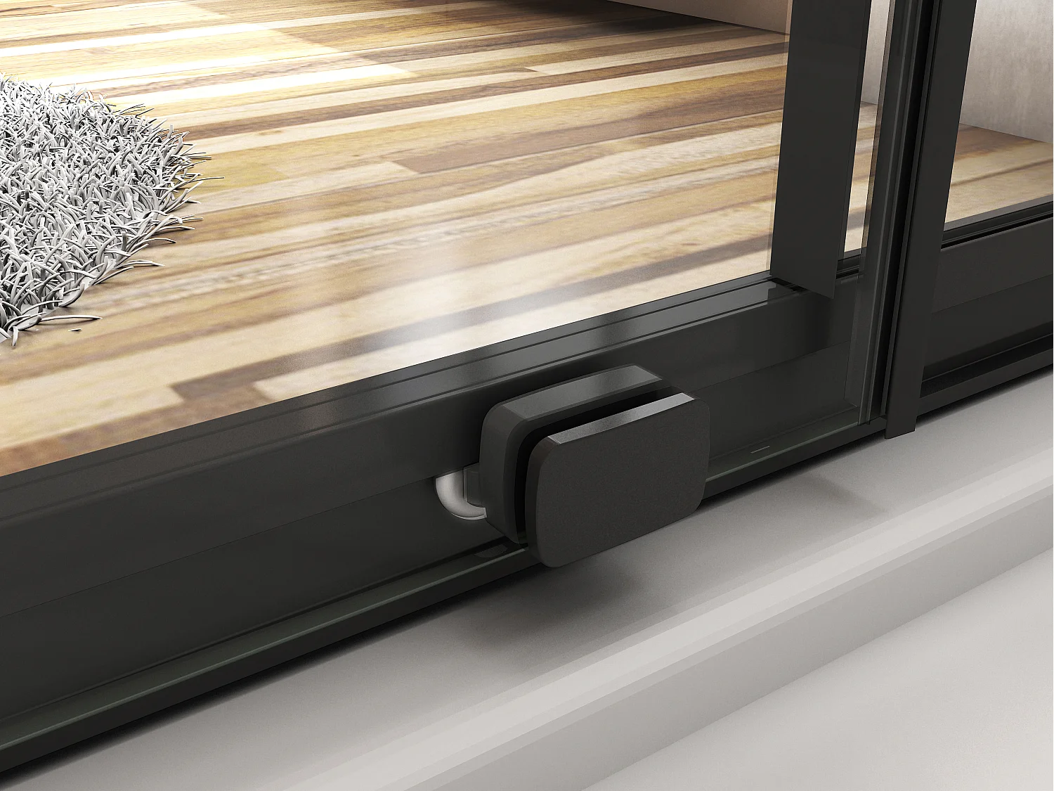 Porte de douche noir mat coulissante 140x195cm – Verre 8mm sécuritaire anti-calcaire avec amortisseur