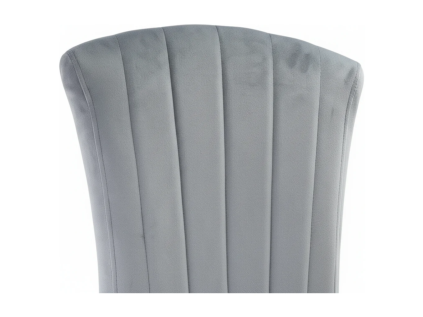 Lot de 6 Chaises baroque LOUIS Gold Velours Gris