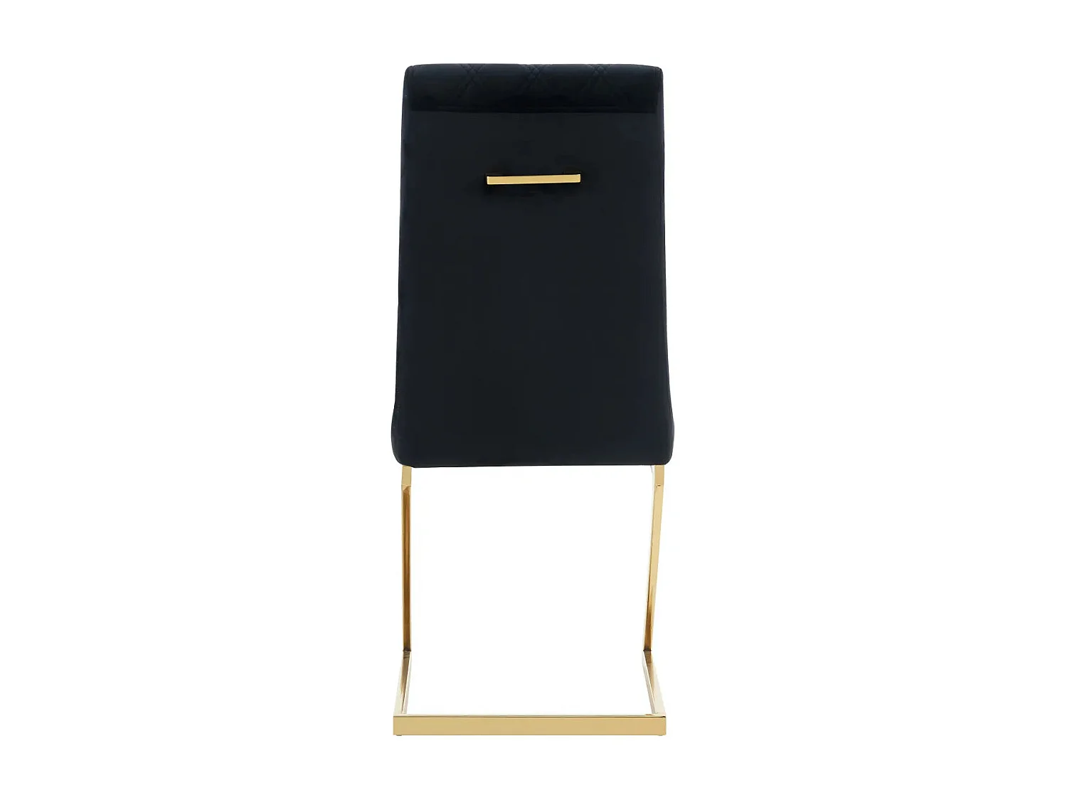 Lot de 6 chaises COCOMAT Gold et velours - Noir