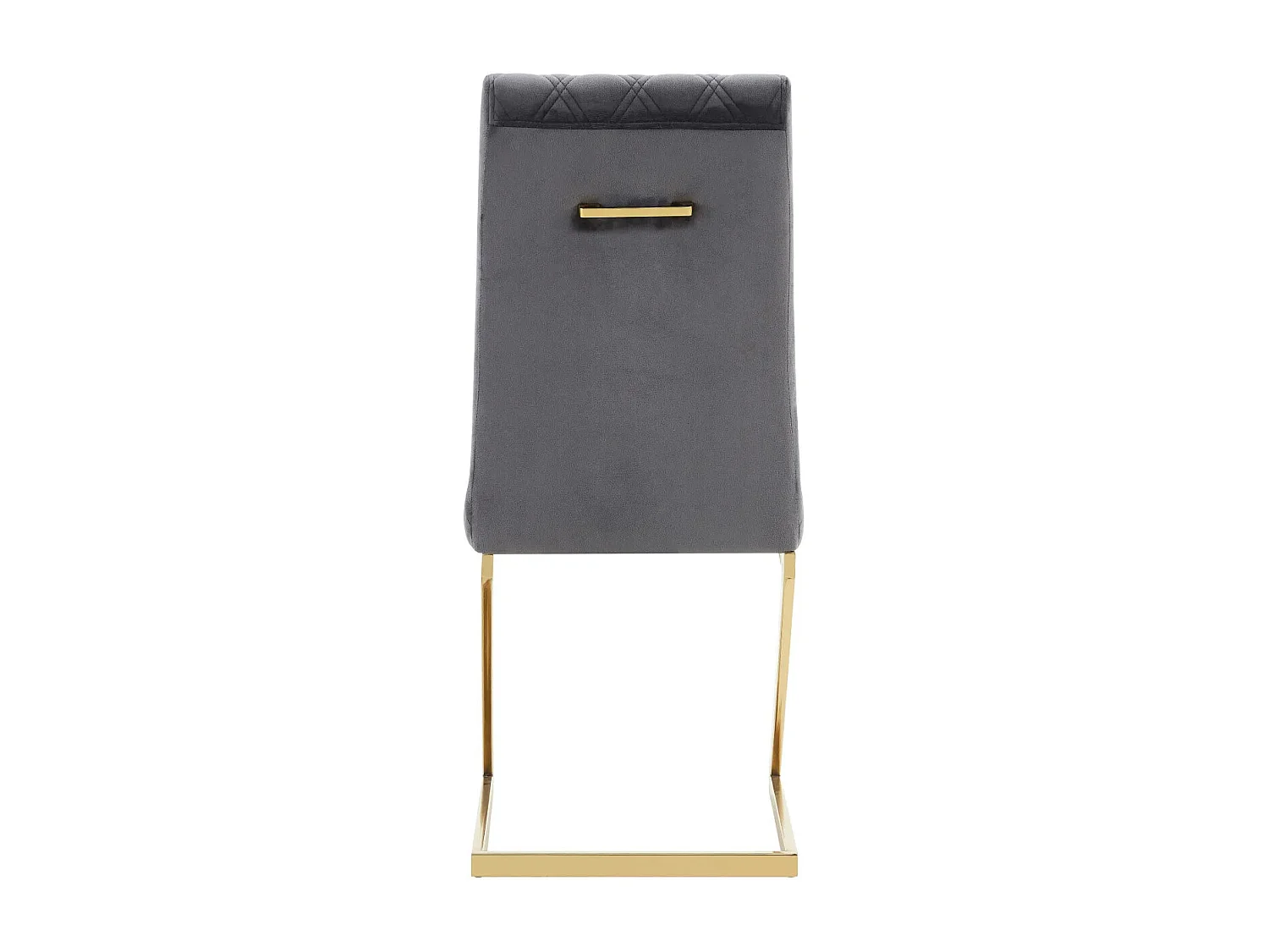 Lot de 6 chaises COCOMAT Gold et velours - Anthracite