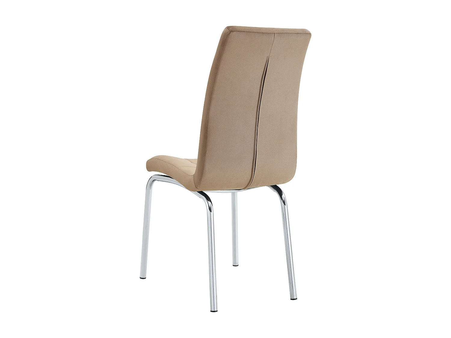 Lot de 6 chaises EMMA simili cuir - Taupe