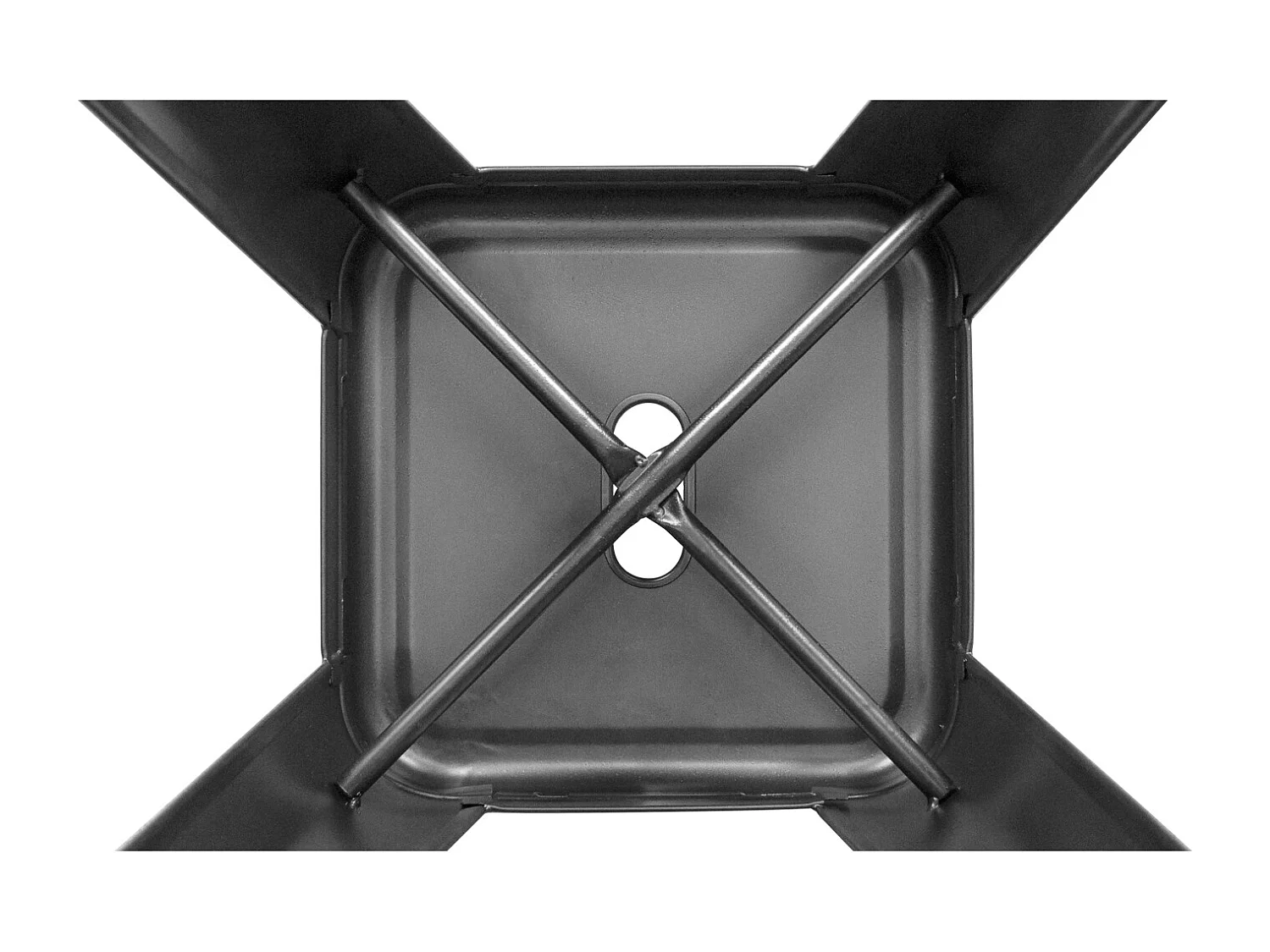 Set di 10 sgabelli bar cucina industriali in metallo, sgabelli impilabili - Maggie