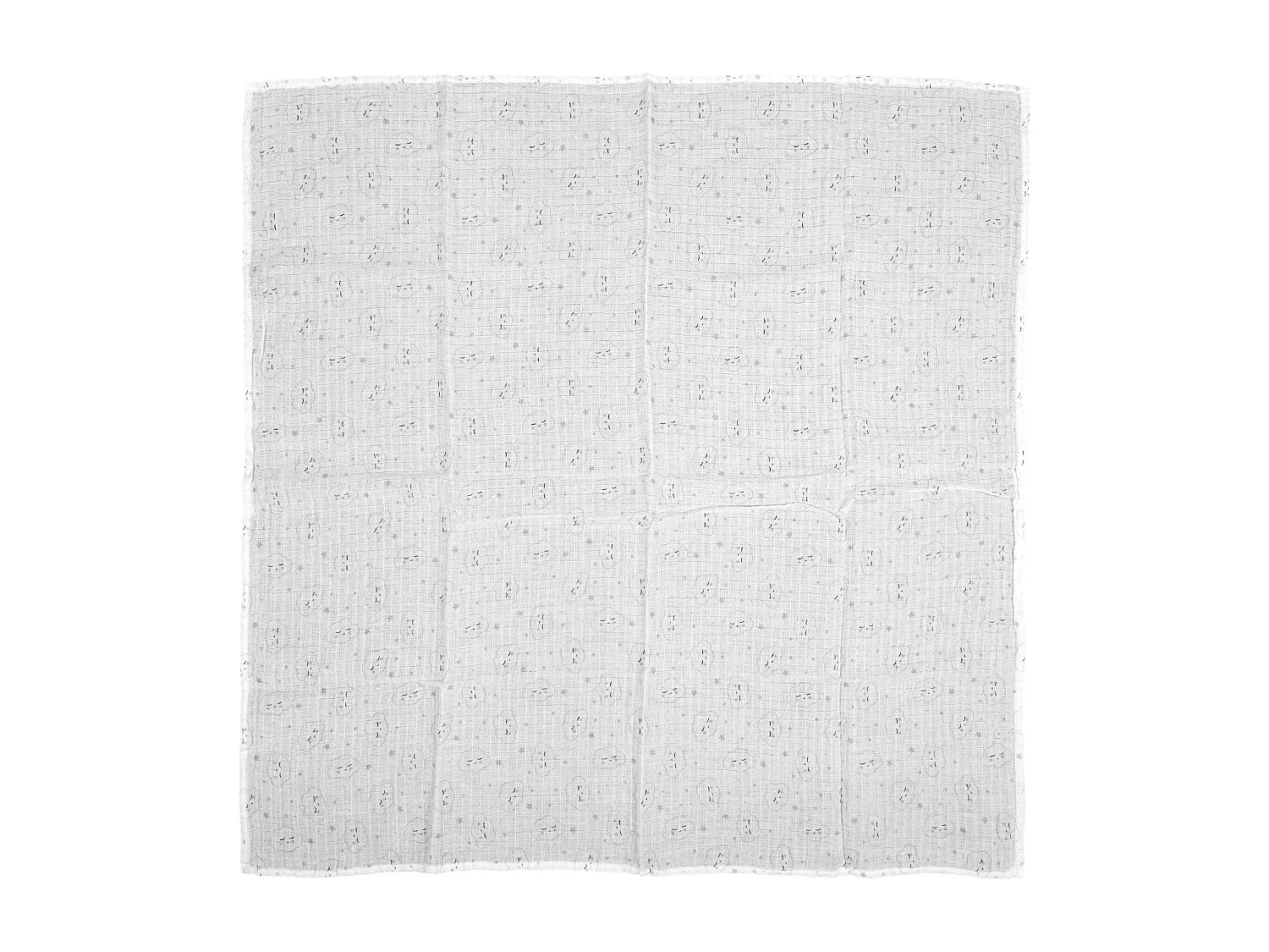 Lot de 2 langes bébé en coton 70x70 cm, doux et polyvalents pour change et emmaillotage