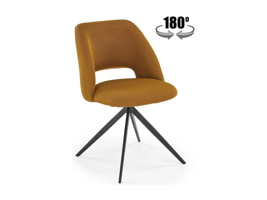 Chaise pivotante en acier 52 x 79 cm