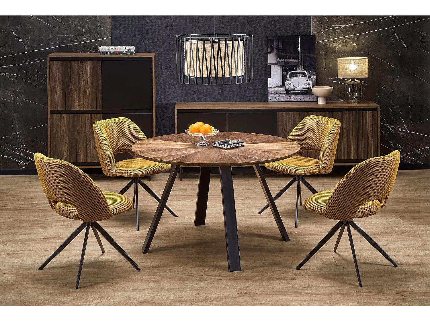 Chaise pivotante en acier 52 x 79 cm