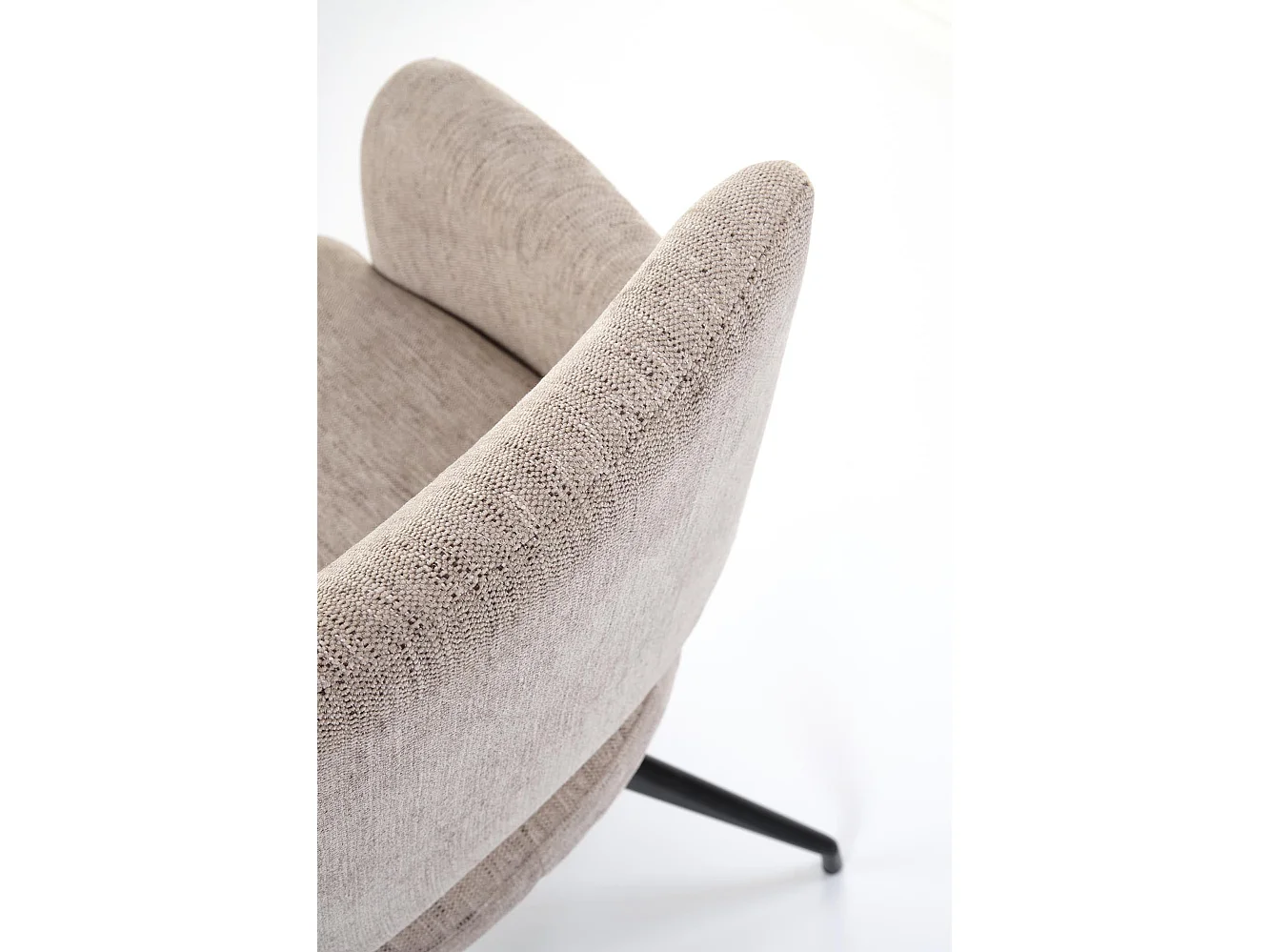 Chaise pivotante en acier 58 x 88 cm