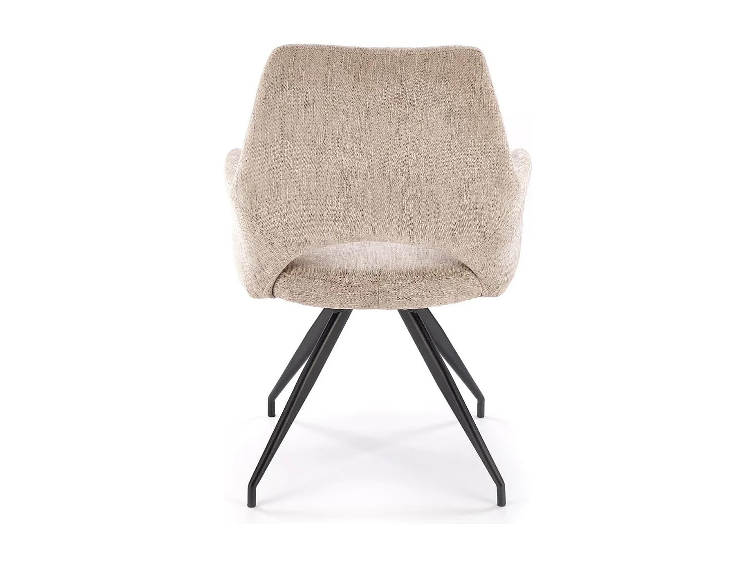 Chaise pivotante en acier 58 x 88 cm