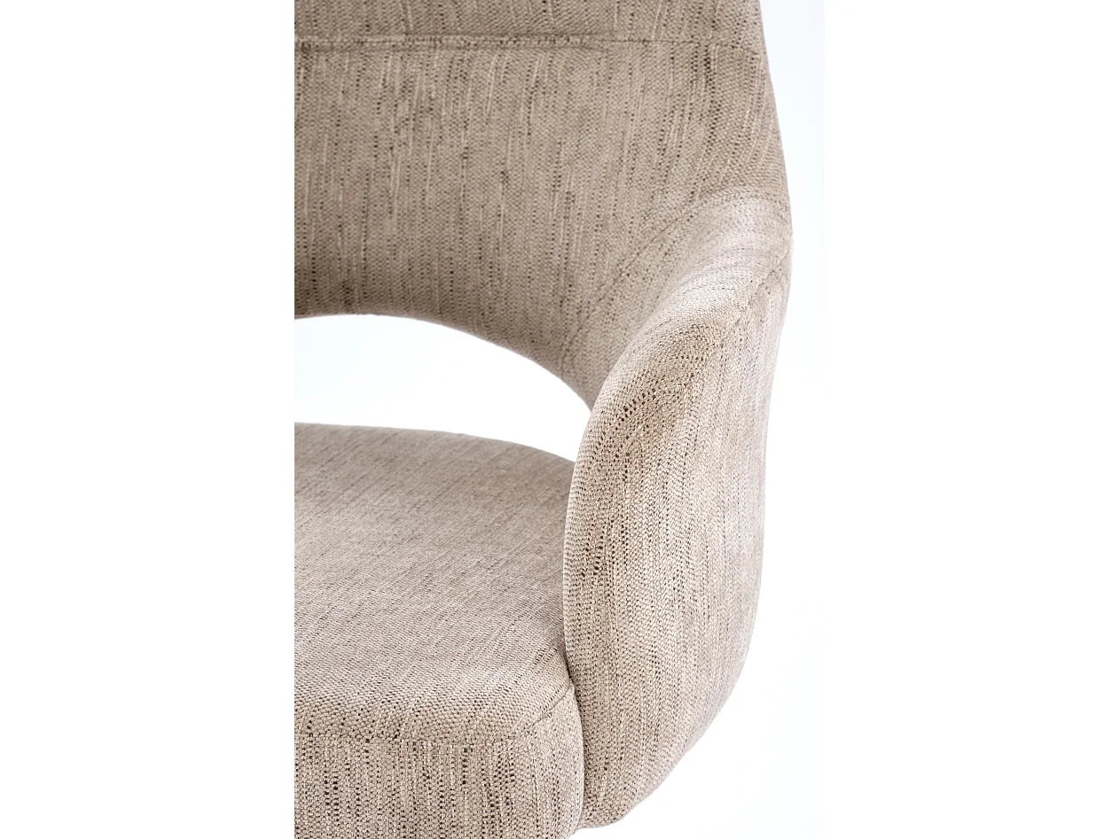 Chaise pivotante en acier 58 x 88 cm