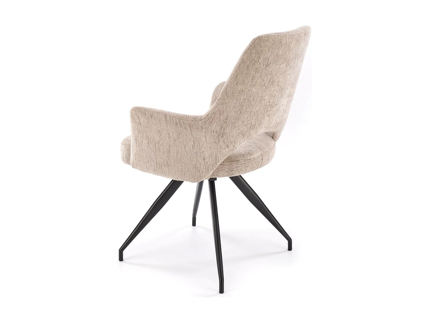 Chaise pivotante en acier 58 x 88 cm