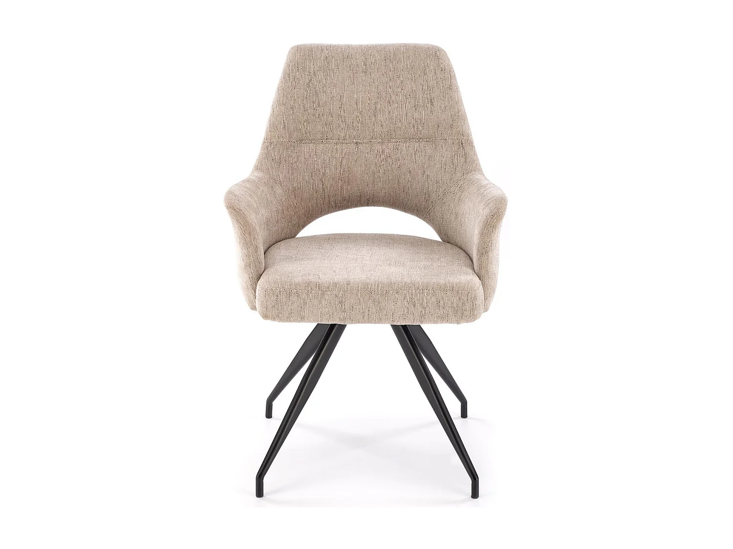 Chaise pivotante en acier 58 x 88 cm